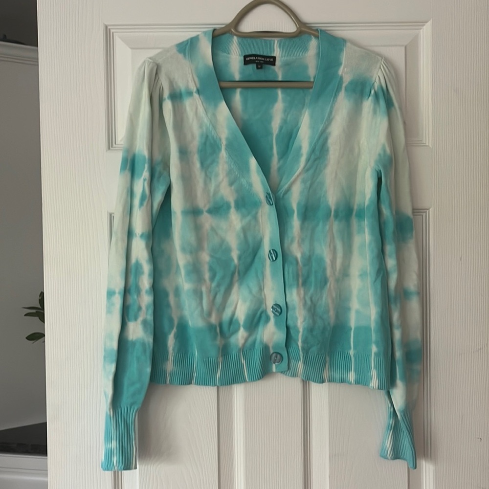Generation Love Coco Tie Dye Cardigan Size Medium